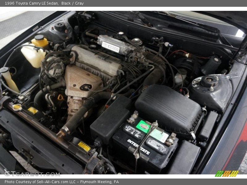 Black / Gray 1996 Toyota Camry LE Sedan
