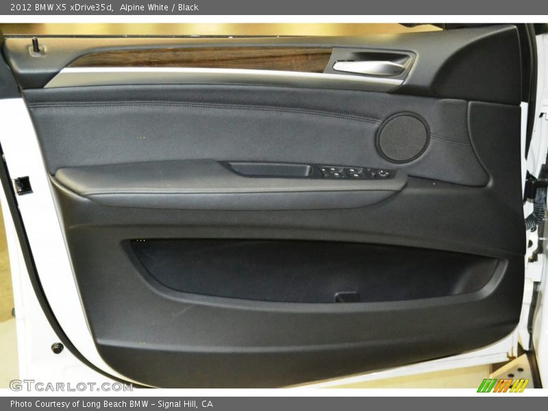 Alpine White / Black 2012 BMW X5 xDrive35d
