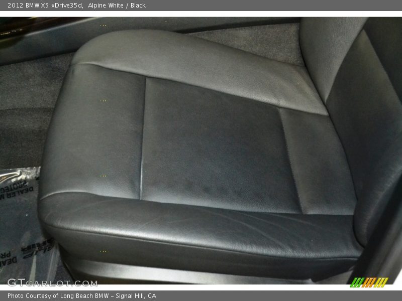 Alpine White / Black 2012 BMW X5 xDrive35d
