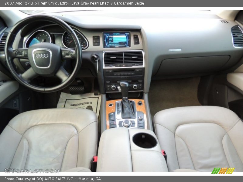 Lava Gray Pearl Effect / Cardamom Beige 2007 Audi Q7 3.6 Premium quattro