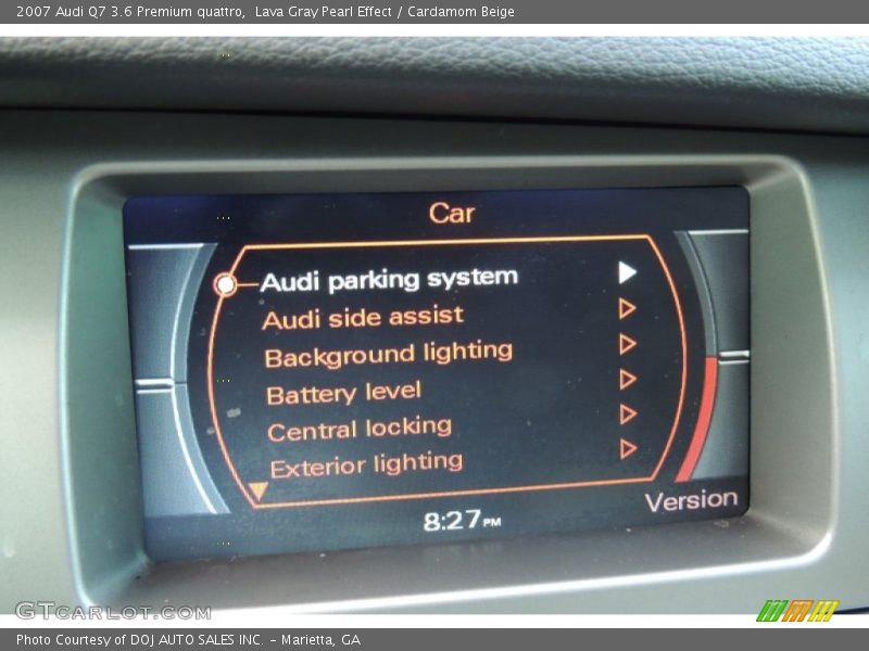 Lava Gray Pearl Effect / Cardamom Beige 2007 Audi Q7 3.6 Premium quattro