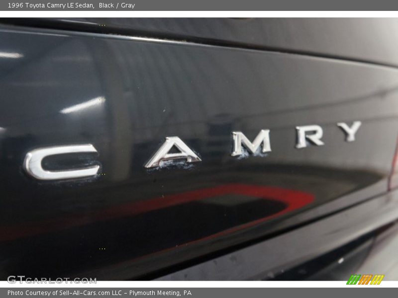Black / Gray 1996 Toyota Camry LE Sedan