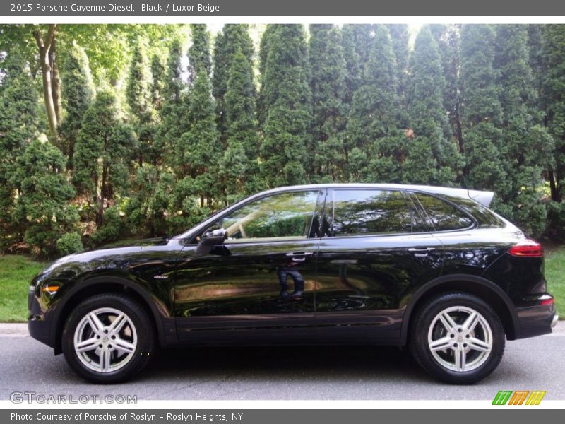Black / Luxor Beige 2015 Porsche Cayenne Diesel
