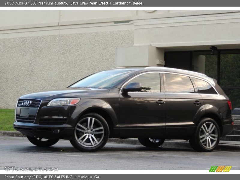 Lava Gray Pearl Effect / Cardamom Beige 2007 Audi Q7 3.6 Premium quattro