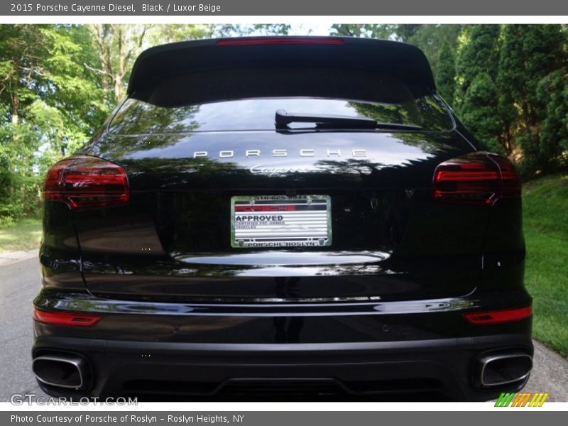 Black / Luxor Beige 2015 Porsche Cayenne Diesel