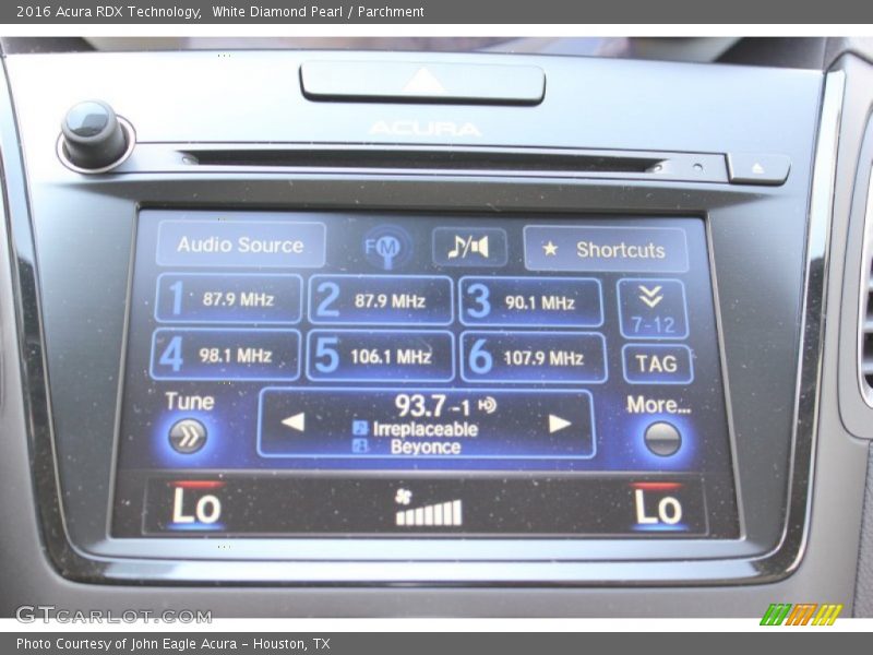 White Diamond Pearl / Parchment 2016 Acura RDX Technology