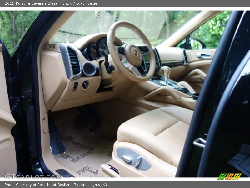 Black / Luxor Beige 2015 Porsche Cayenne Diesel