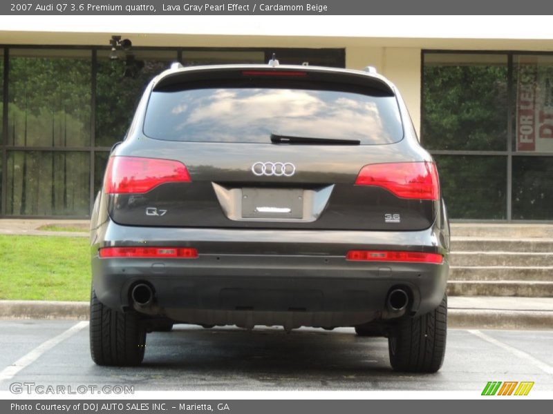 Lava Gray Pearl Effect / Cardamom Beige 2007 Audi Q7 3.6 Premium quattro