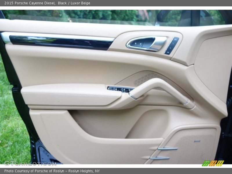 Black / Luxor Beige 2015 Porsche Cayenne Diesel