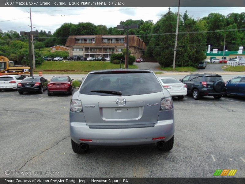 Liquid Platinum Metallic / Black 2007 Mazda CX-7 Grand Touring