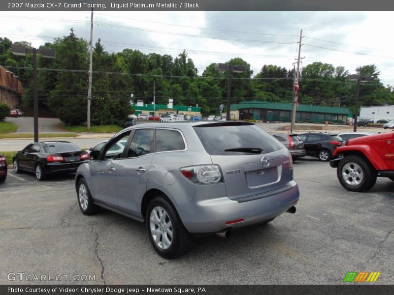 Liquid Platinum Metallic / Black 2007 Mazda CX-7 Grand Touring