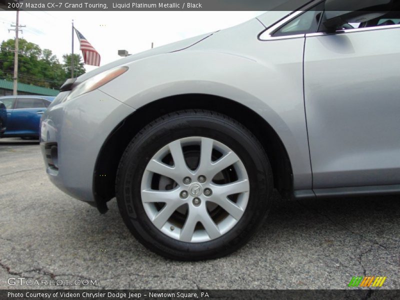 Liquid Platinum Metallic / Black 2007 Mazda CX-7 Grand Touring