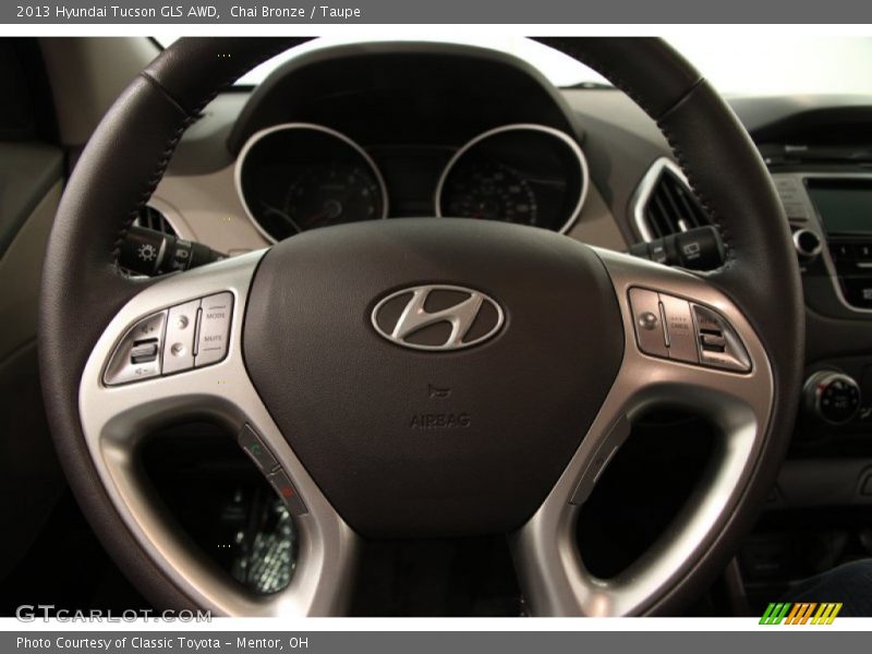 Chai Bronze / Taupe 2013 Hyundai Tucson GLS AWD