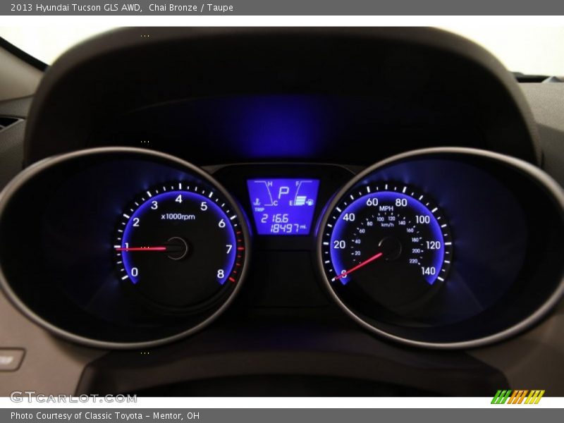 Chai Bronze / Taupe 2013 Hyundai Tucson GLS AWD