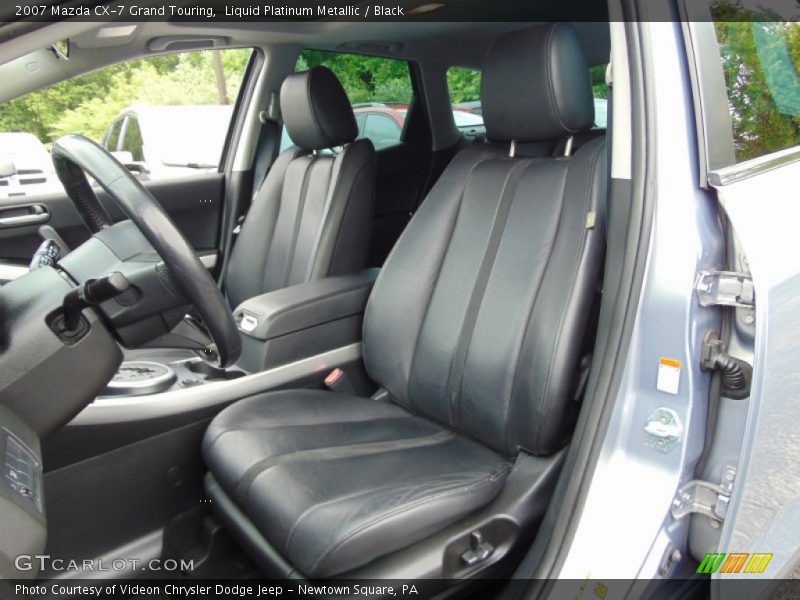 Liquid Platinum Metallic / Black 2007 Mazda CX-7 Grand Touring