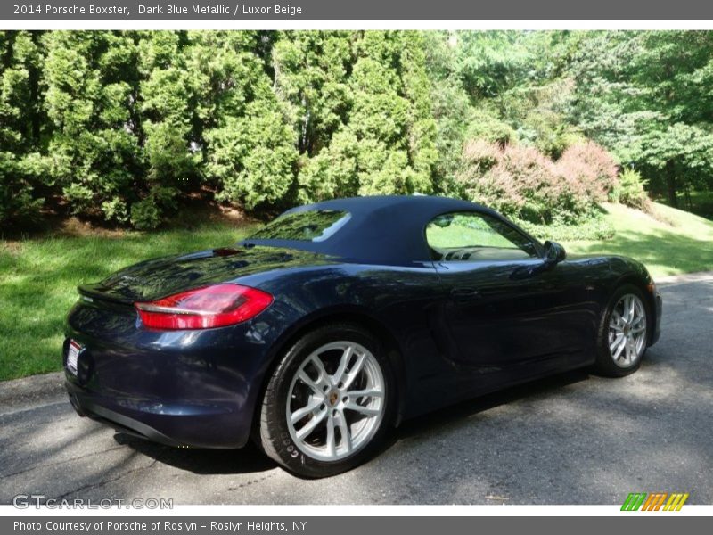 Dark Blue Metallic / Luxor Beige 2014 Porsche Boxster