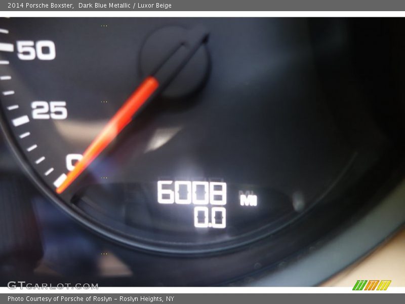 Dark Blue Metallic / Luxor Beige 2014 Porsche Boxster