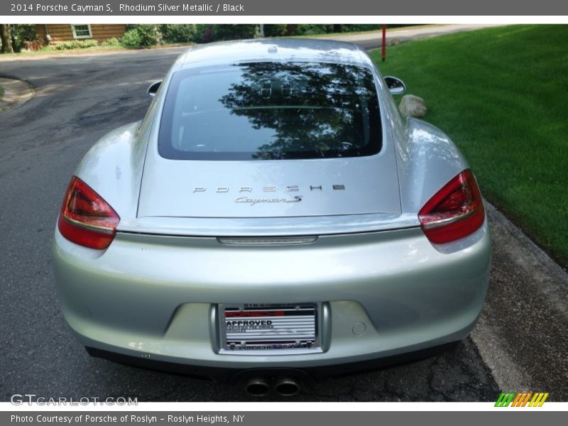 Rhodium Silver Metallic / Black 2014 Porsche Cayman S