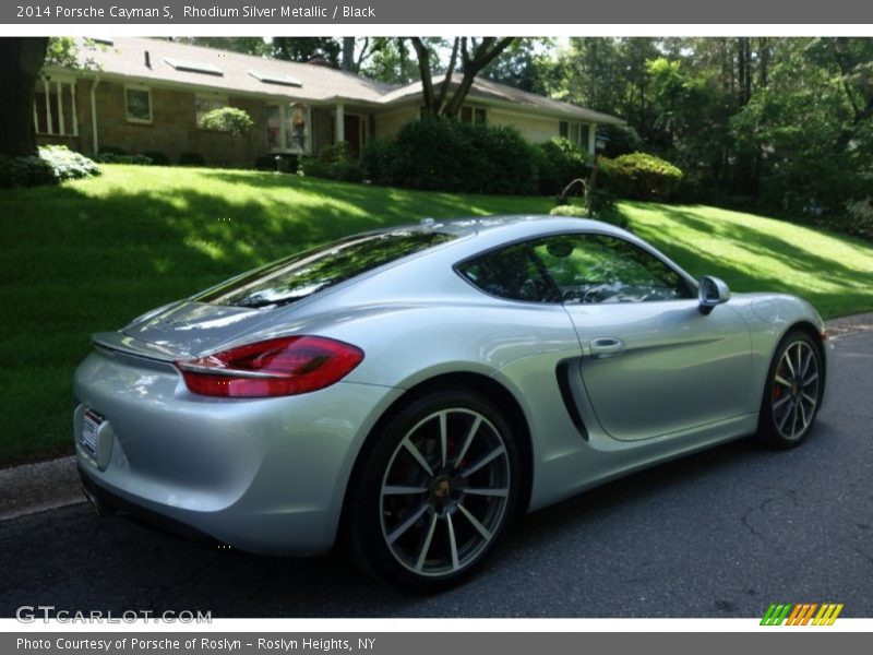 Rhodium Silver Metallic / Black 2014 Porsche Cayman S