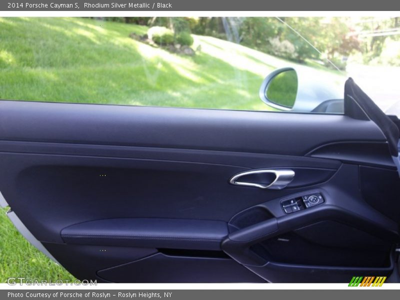 Rhodium Silver Metallic / Black 2014 Porsche Cayman S