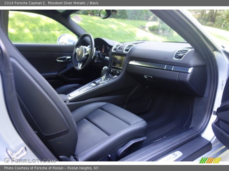 Rhodium Silver Metallic / Black 2014 Porsche Cayman S