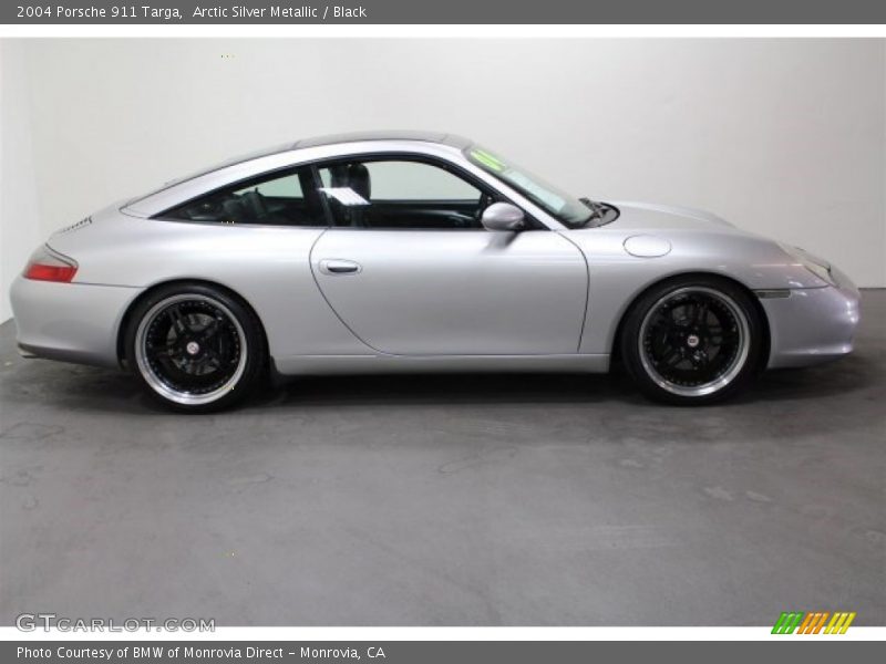 Arctic Silver Metallic / Black 2004 Porsche 911 Targa
