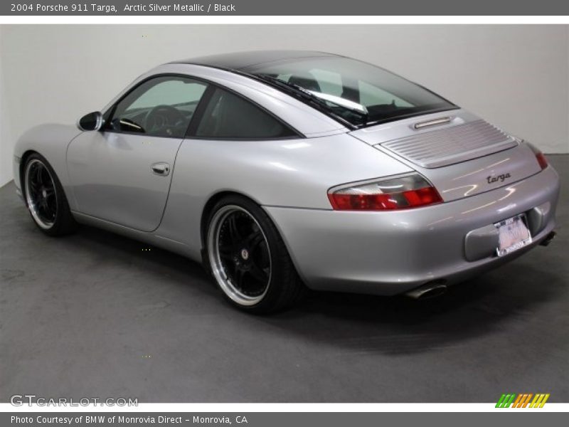 Arctic Silver Metallic / Black 2004 Porsche 911 Targa