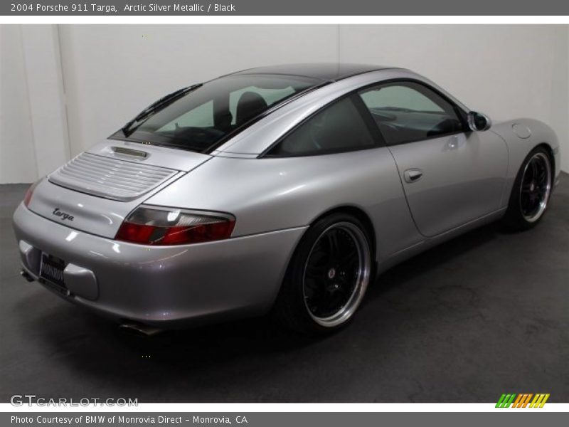 Arctic Silver Metallic / Black 2004 Porsche 911 Targa