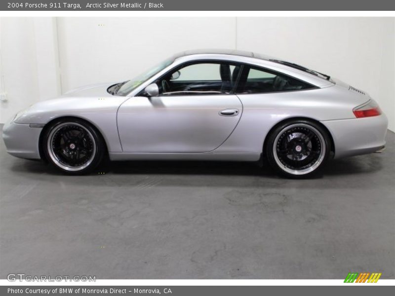 Arctic Silver Metallic / Black 2004 Porsche 911 Targa
