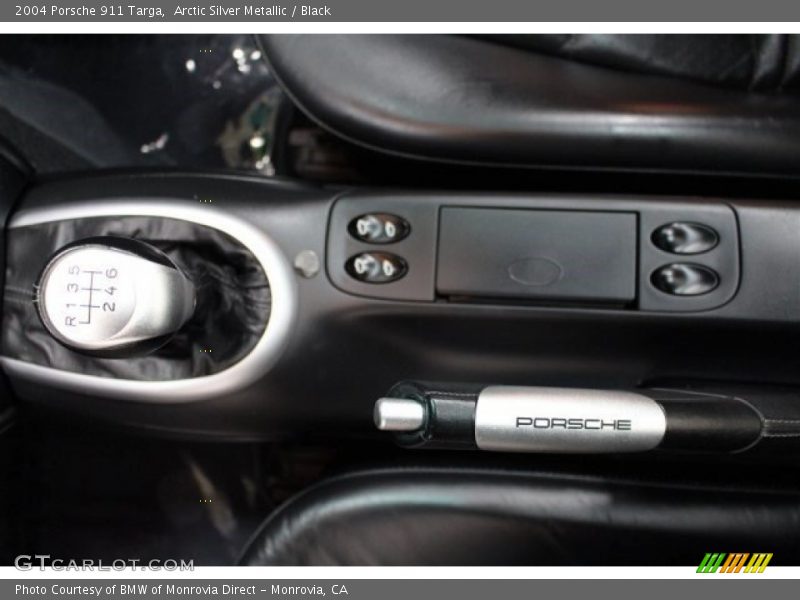 Arctic Silver Metallic / Black 2004 Porsche 911 Targa