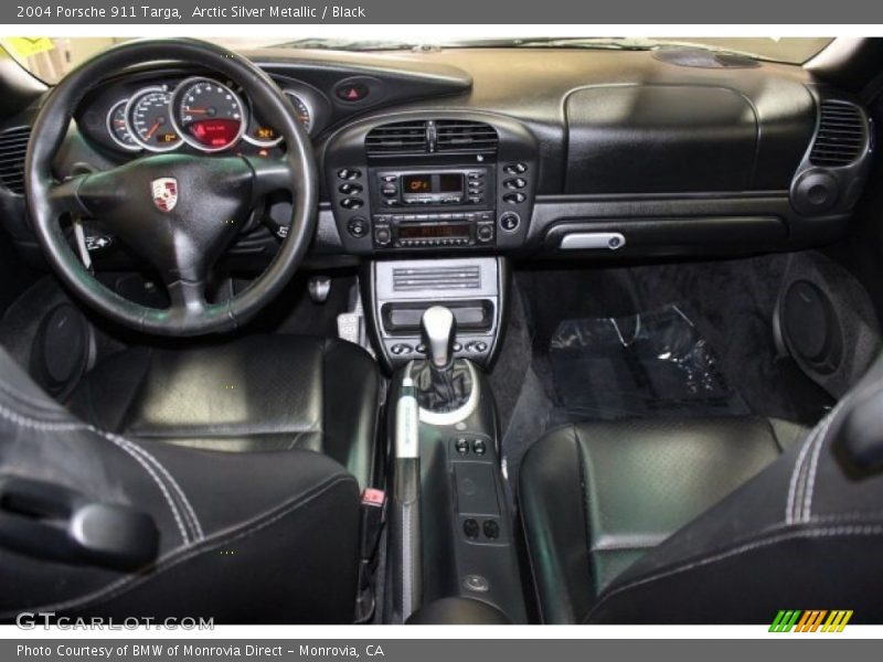 Arctic Silver Metallic / Black 2004 Porsche 911 Targa