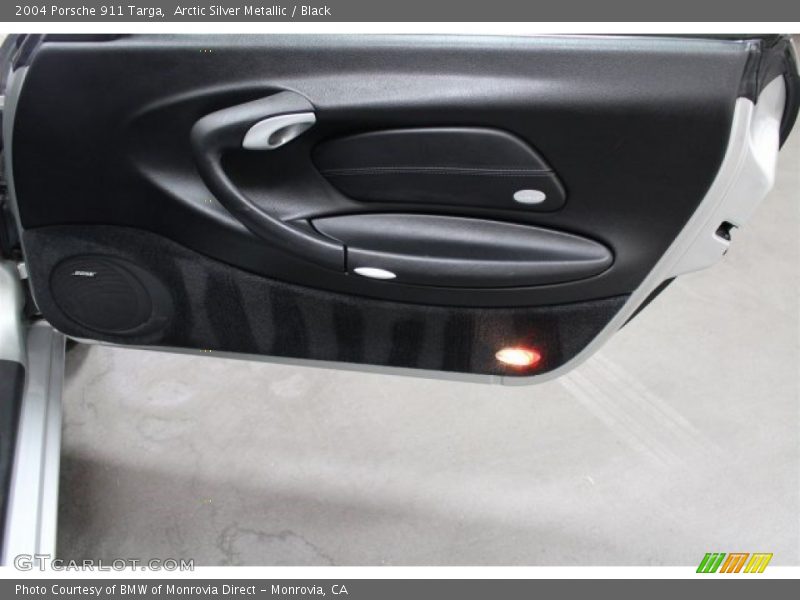 Arctic Silver Metallic / Black 2004 Porsche 911 Targa