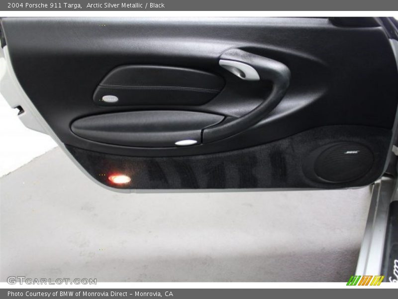 Arctic Silver Metallic / Black 2004 Porsche 911 Targa