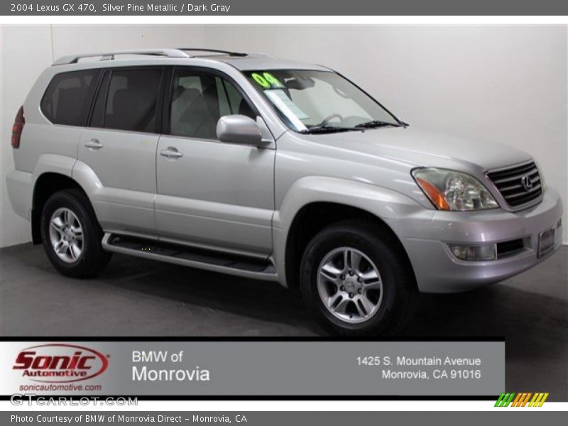 Silver Pine Metallic / Dark Gray 2004 Lexus GX 470