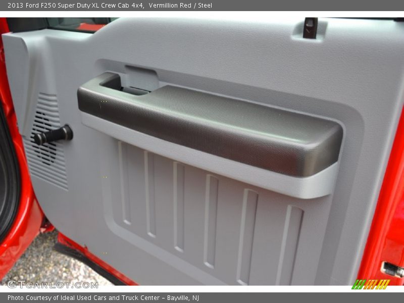 Vermillion Red / Steel 2013 Ford F250 Super Duty XL Crew Cab 4x4
