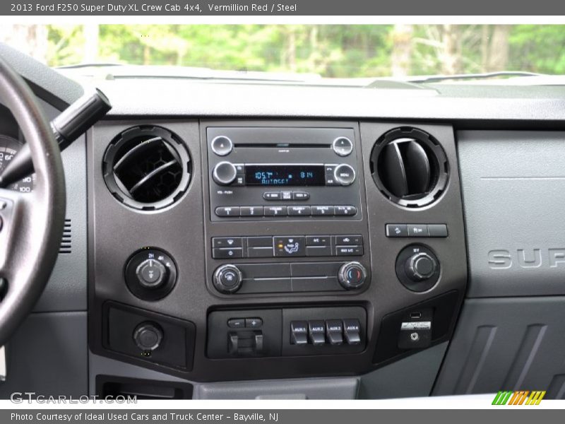 Vermillion Red / Steel 2013 Ford F250 Super Duty XL Crew Cab 4x4