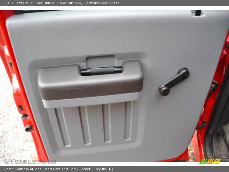 Vermillion Red / Steel 2013 Ford F250 Super Duty XL Crew Cab 4x4