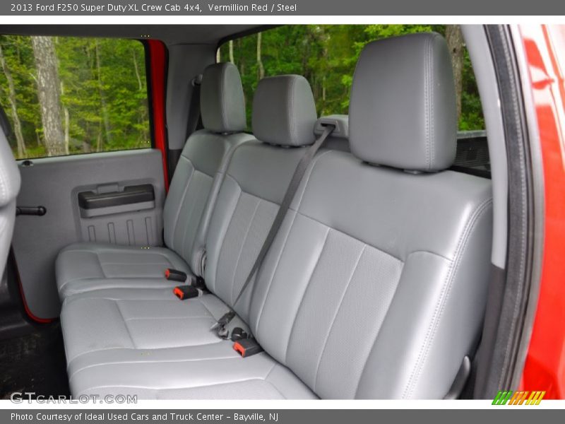 Vermillion Red / Steel 2013 Ford F250 Super Duty XL Crew Cab 4x4