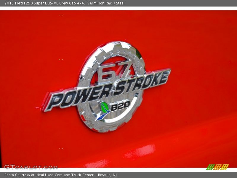 Vermillion Red / Steel 2013 Ford F250 Super Duty XL Crew Cab 4x4