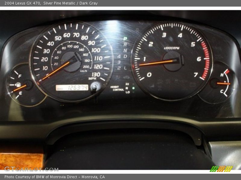 Silver Pine Metallic / Dark Gray 2004 Lexus GX 470