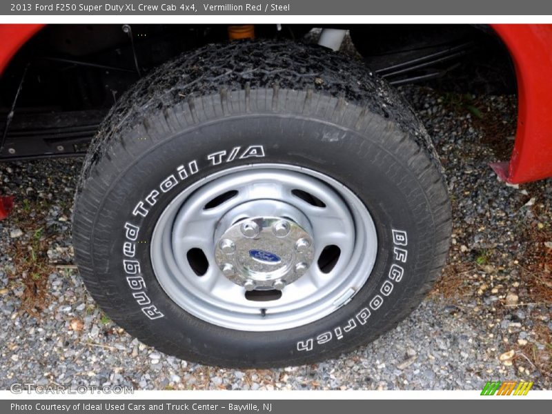 Vermillion Red / Steel 2013 Ford F250 Super Duty XL Crew Cab 4x4