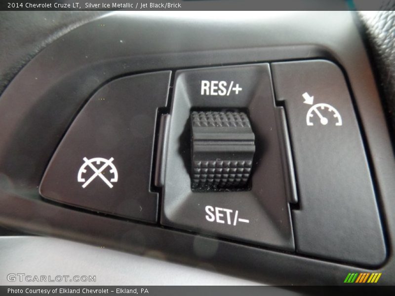 Silver Ice Metallic / Jet Black/Brick 2014 Chevrolet Cruze LT