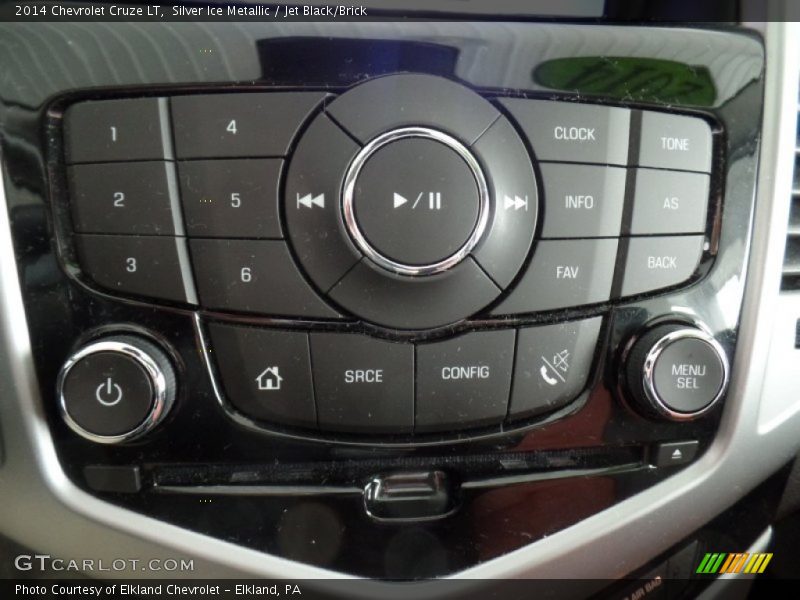 Silver Ice Metallic / Jet Black/Brick 2014 Chevrolet Cruze LT