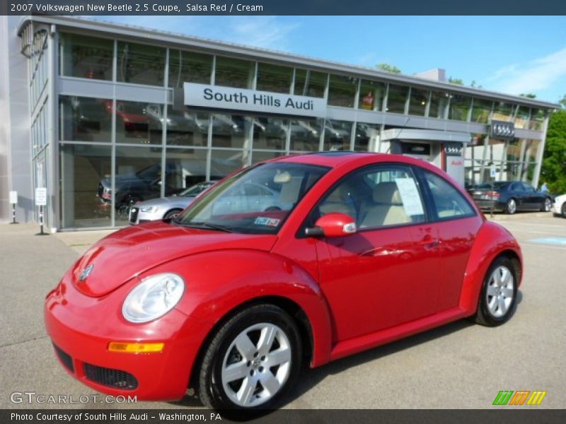 Salsa Red / Cream 2007 Volkswagen New Beetle 2.5 Coupe