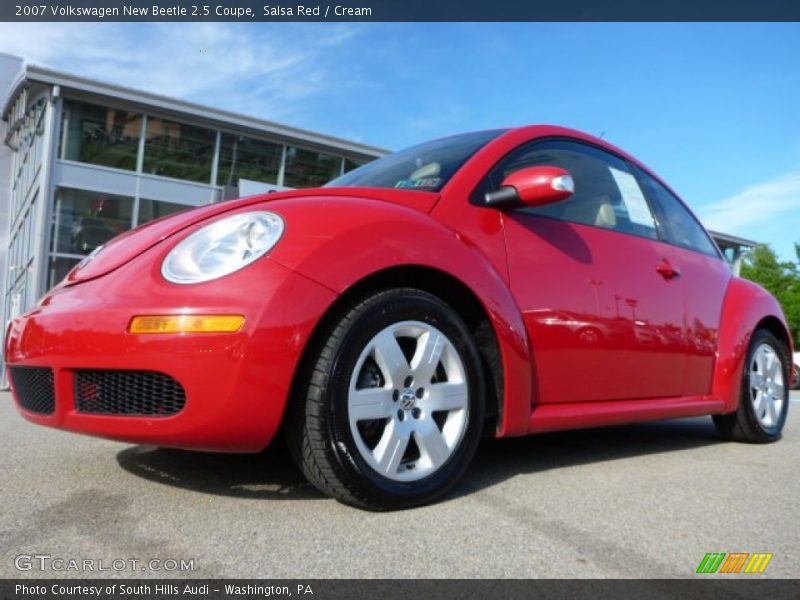 Salsa Red / Cream 2007 Volkswagen New Beetle 2.5 Coupe