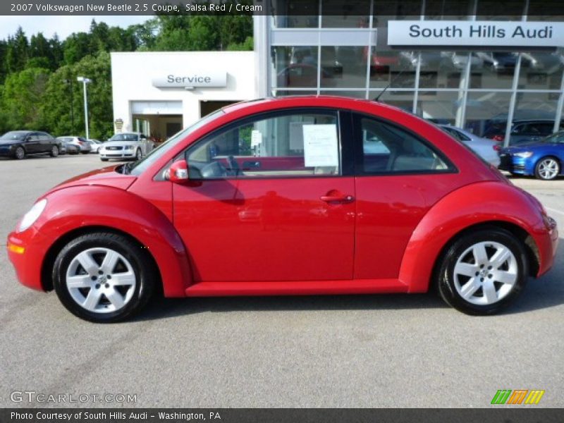 Salsa Red / Cream 2007 Volkswagen New Beetle 2.5 Coupe