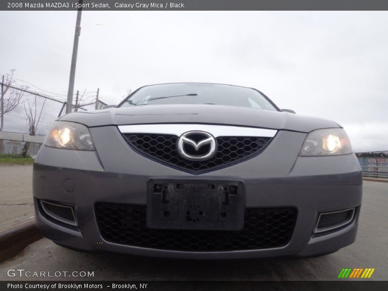 Galaxy Gray Mica / Black 2008 Mazda MAZDA3 i Sport Sedan