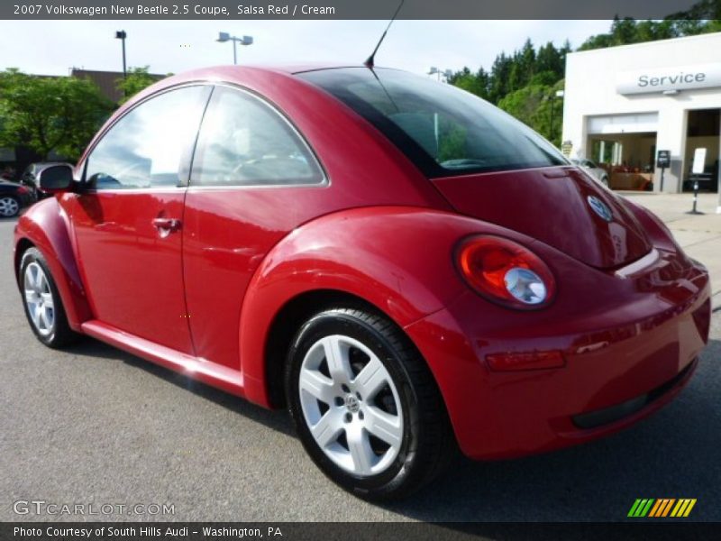 Salsa Red / Cream 2007 Volkswagen New Beetle 2.5 Coupe