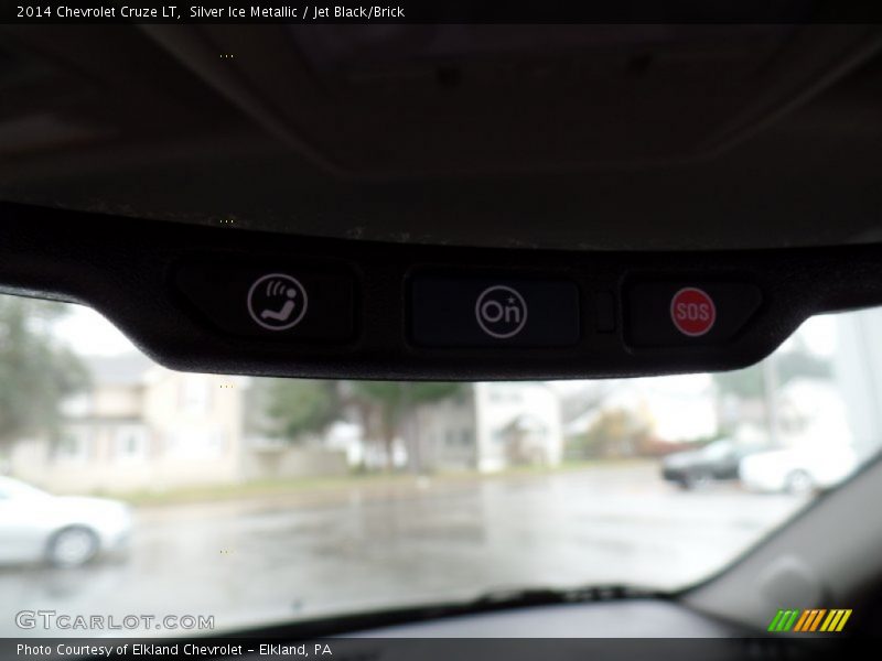 Silver Ice Metallic / Jet Black/Brick 2014 Chevrolet Cruze LT