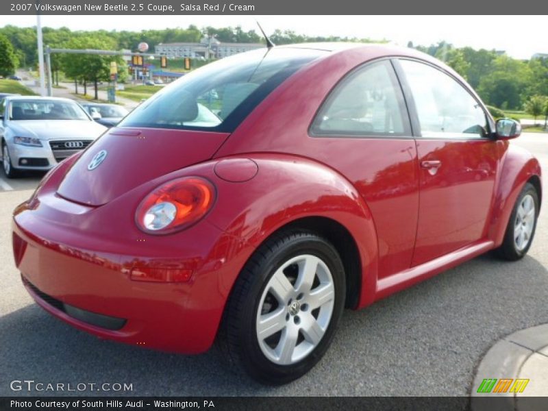 Salsa Red / Cream 2007 Volkswagen New Beetle 2.5 Coupe